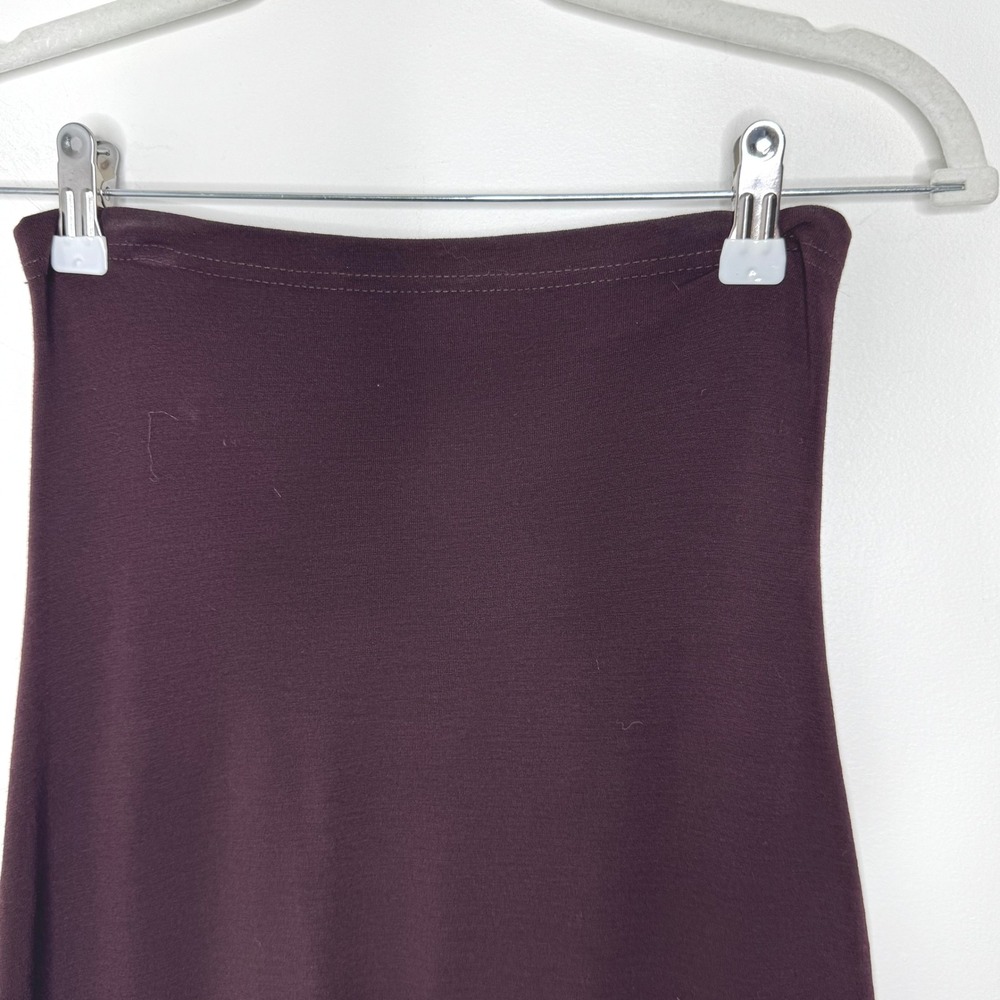 Lilith Wool Blend‎ Maxi Skirt wine color Size Small - Picture 4 of 11